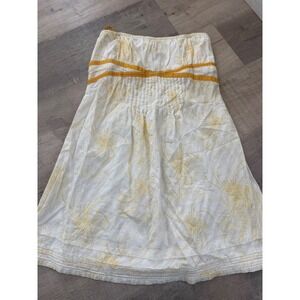 Free People Floral Criss-Cross Ribbon Mini Dress - Size 8